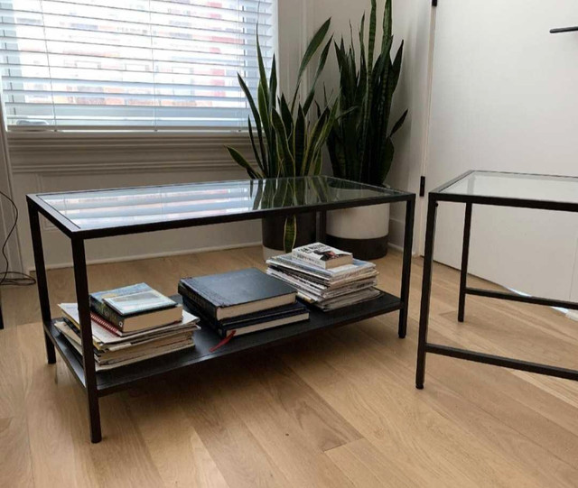 Ikea Glass Top Coffee Table - photo 2