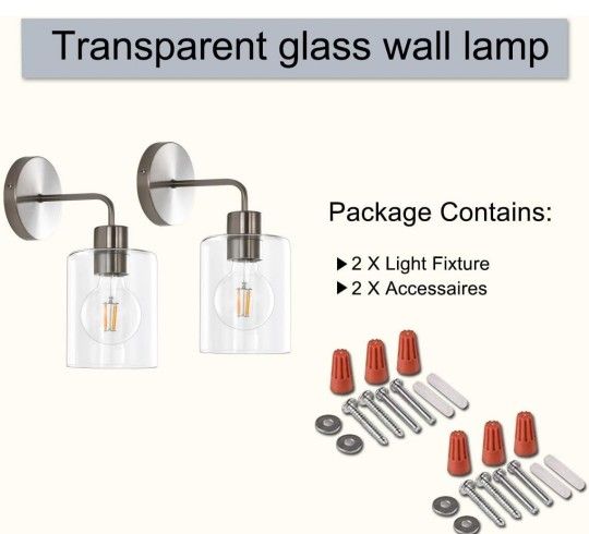 2 Pack Wall Lights - photo 2