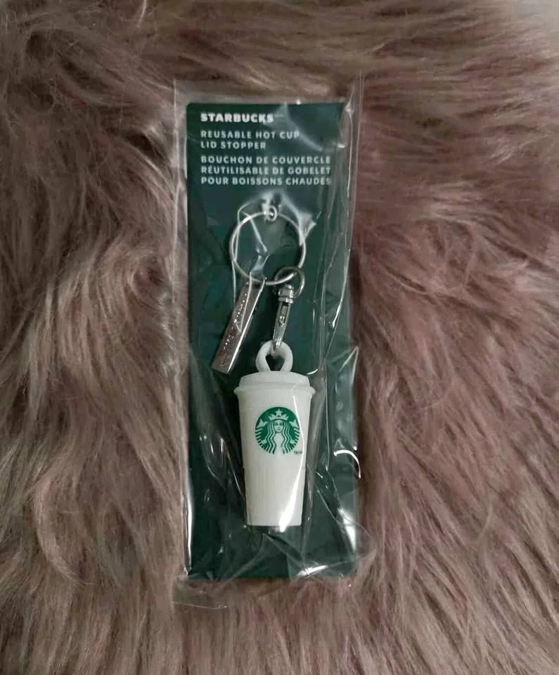 New Starbucks lid stopper keychain thumbnail