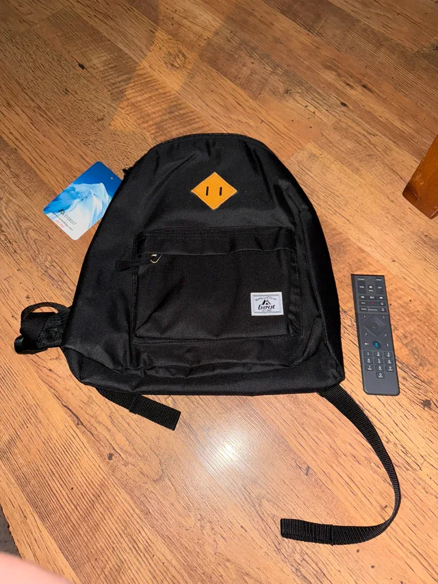 Everest Black Backpack Brand New