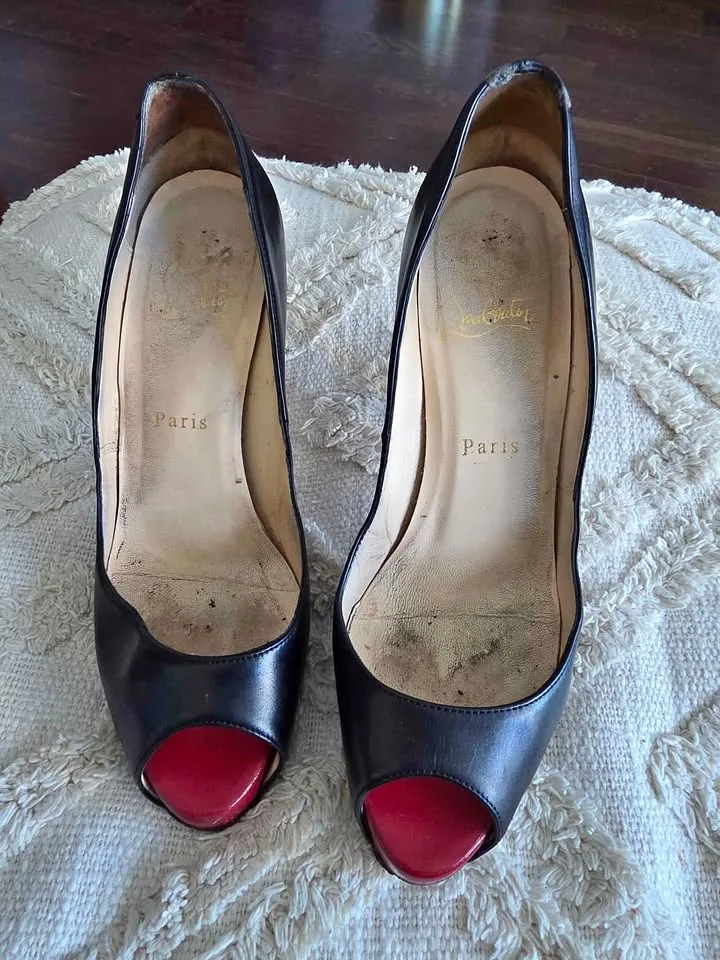 Well Loved Open Toe Red Bottom Louboutins thumbnail
