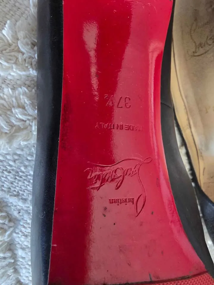 Well Loved Open Toe Red Bottom Louboutins image indicator(5)