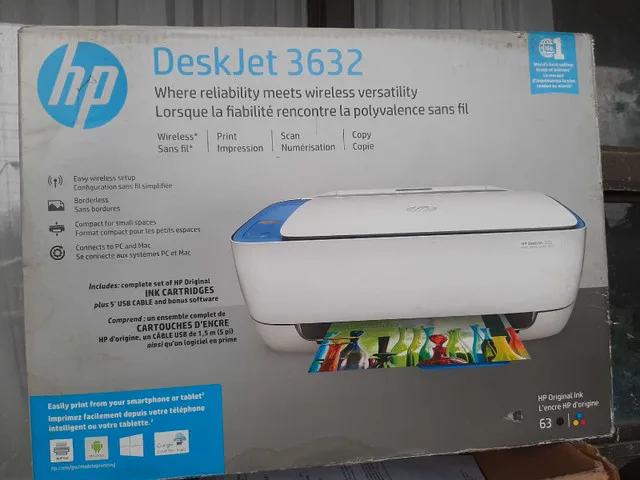 HP DeskJet 3632 All-in-One Printer Brand new