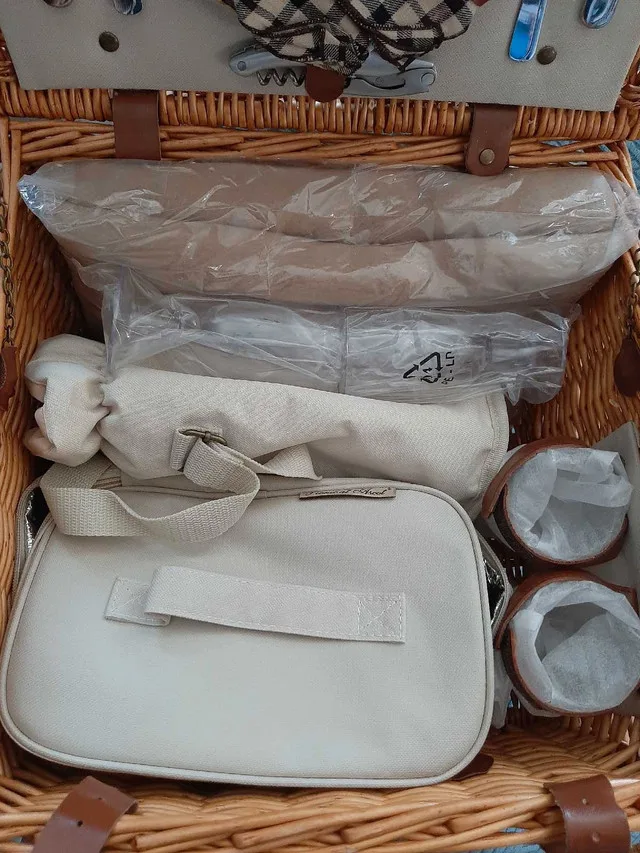 Picnic Basket for 2 Persons Set wit image indicator(3)