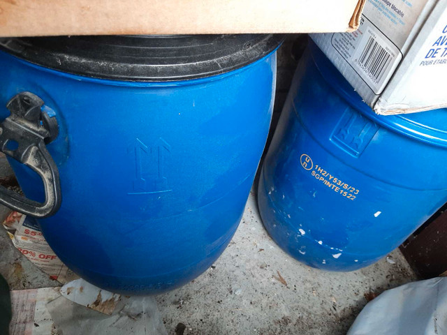 plastic bottles almost new