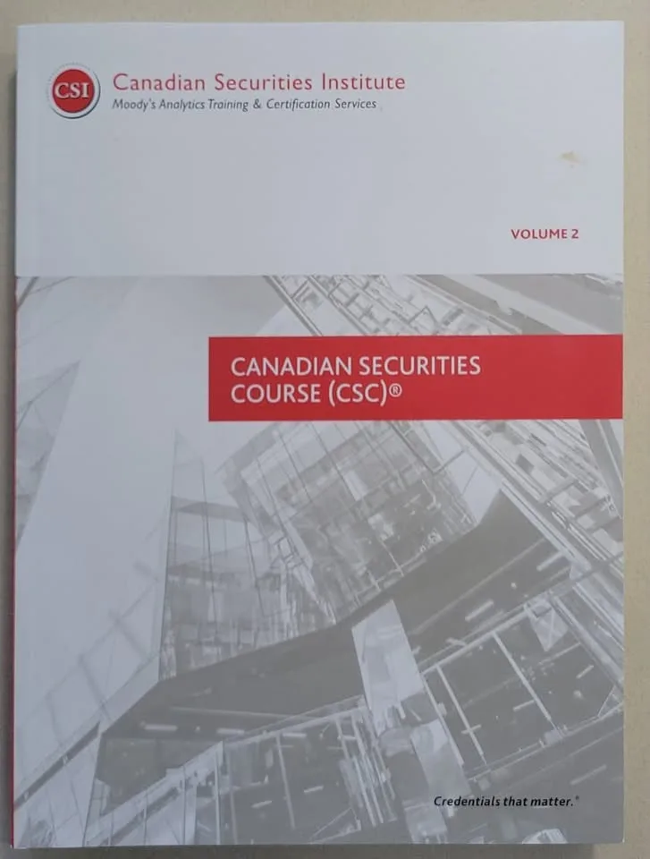 Canadian Securities Course (CSC)® – Volume 1 & 2 image indicator(2)