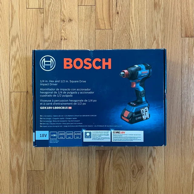 Bosch 18v Brushless Impact Wrench/Driver thumbnail