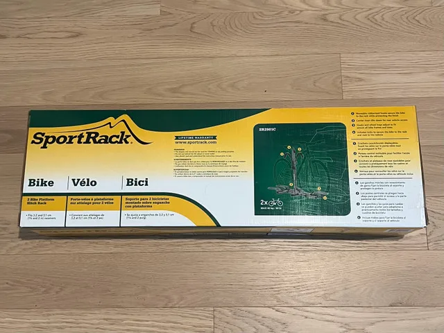 BRAND NEW - THULE sportrack 2 bike platform hitch rack image indicator(2)