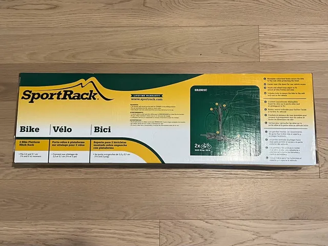 BRAND NEW - THULE sportrack 2 bike platform hitch rack image indicator(3)