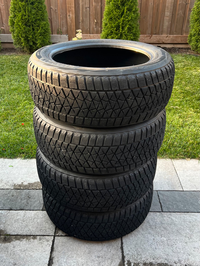 USED - 235/55/19 Bridgestone blizzak DM-V2 winter tires