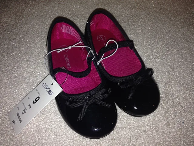 Brand new girl black shoes thumbnail