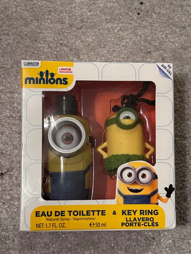 Brand new Minions perfume Eau de Toilette 50ml + key ring thumbnail
