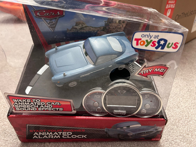 Disney Cars Finn McMissile alarm clock