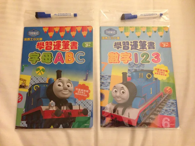 Brand new Thomas rewriting alphabet and numbers books thumbnail