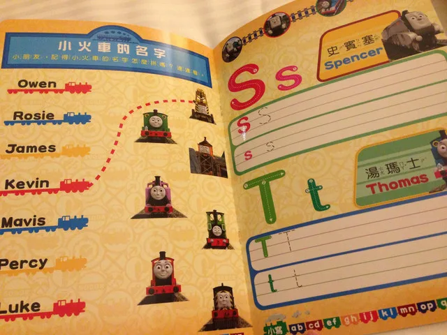 Brand new Thomas rewriting alphabet and numbers books image indicator(2)