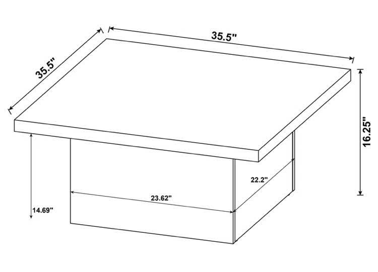 Wade Logan Coffee Table - Like New - Must Go by 10/25 - photo 3