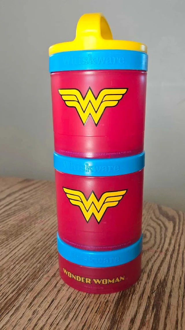 Whiskware Wonder Woman Stackable Snack Container thumbnail