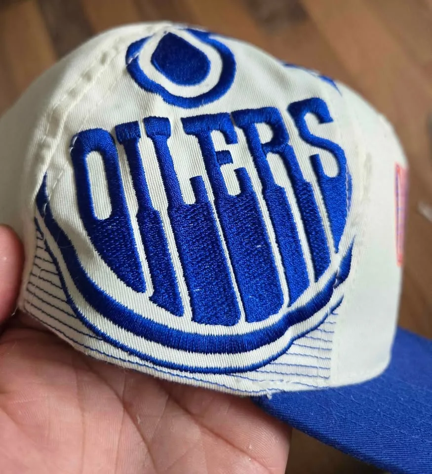 Vintage Edmonton Oilers NHL Hat Cap Snapback image indicator(4)