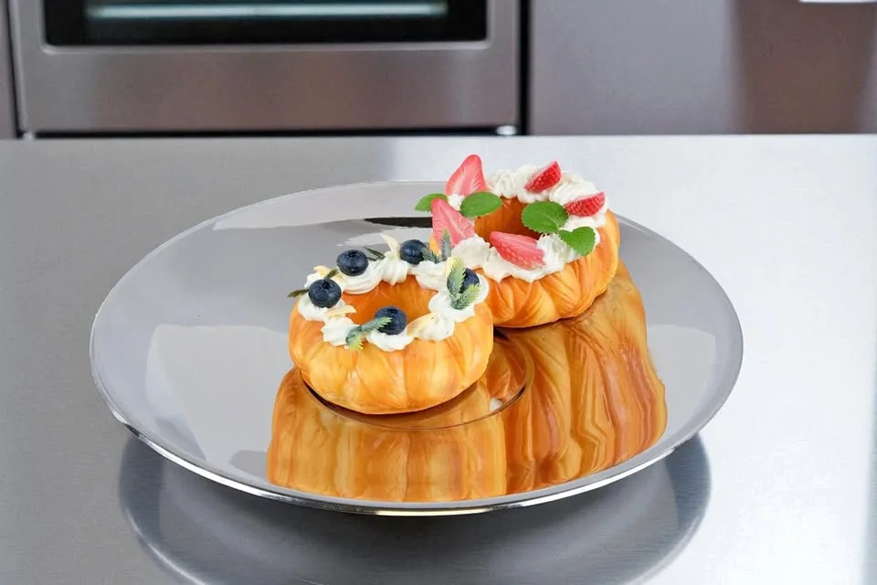 Stainless steel Fruit basket snack tray Diwali Wedding gift