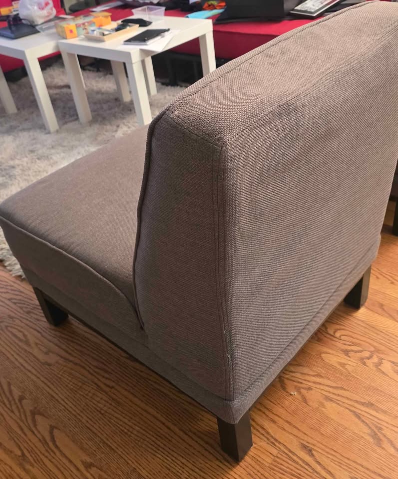 Grey Sofa Chair 2pc set - photo 3