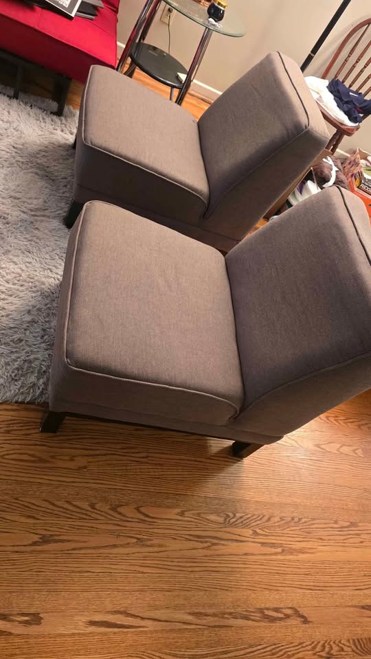 Grey Sofa Chair 2pc set - photo 4