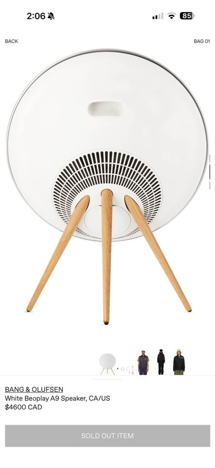 BANG & OLUFSEN White A9 4th Gen Wireless Speaker - photo 2