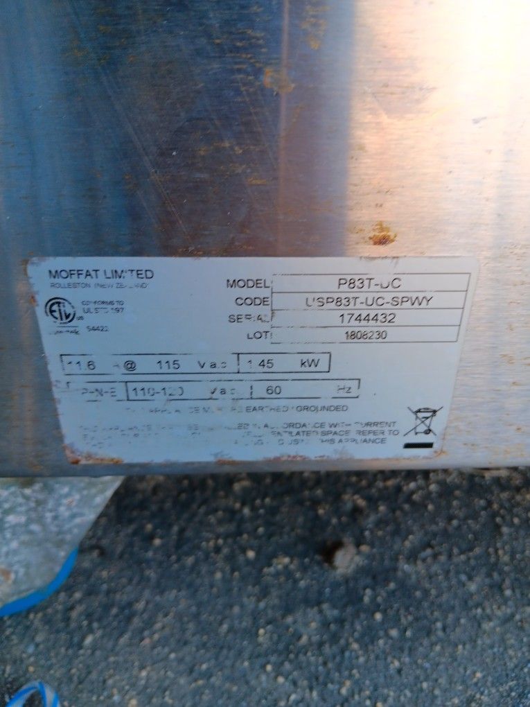 Moffat P83T Turbofan Proofer/Holding Cabinet Half Size - photo 3