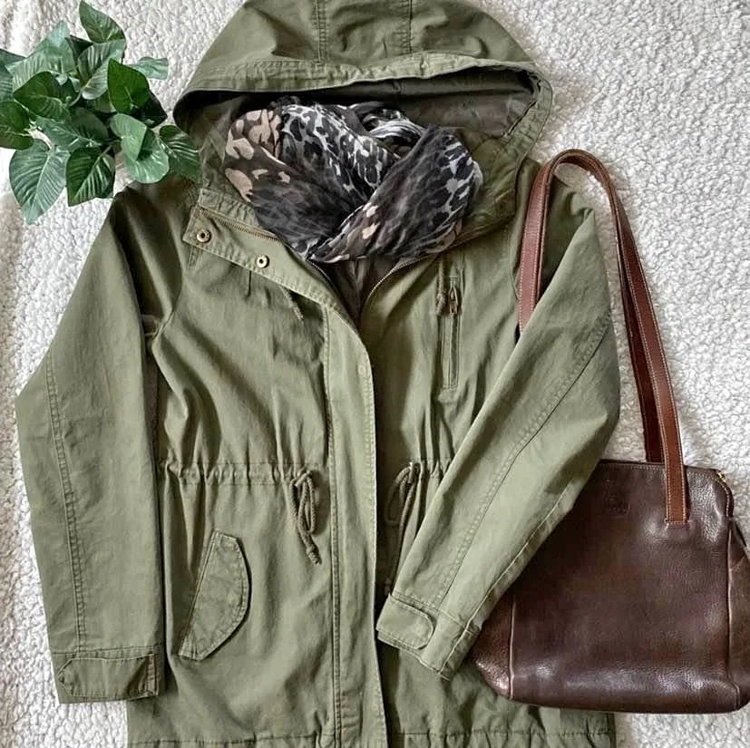 Khaki green Utility Jacket thumbnail