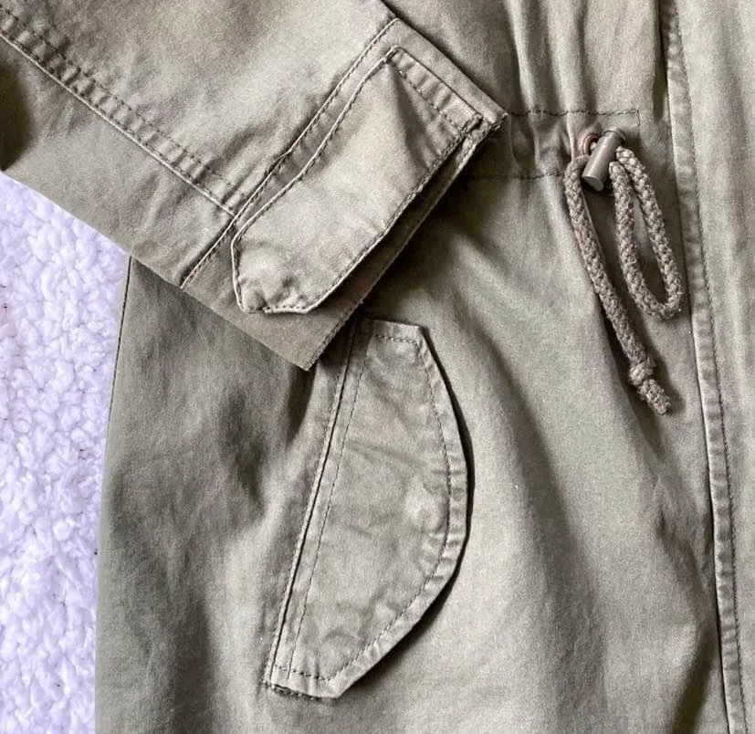 Khaki green Utility Jacket image indicator(3)