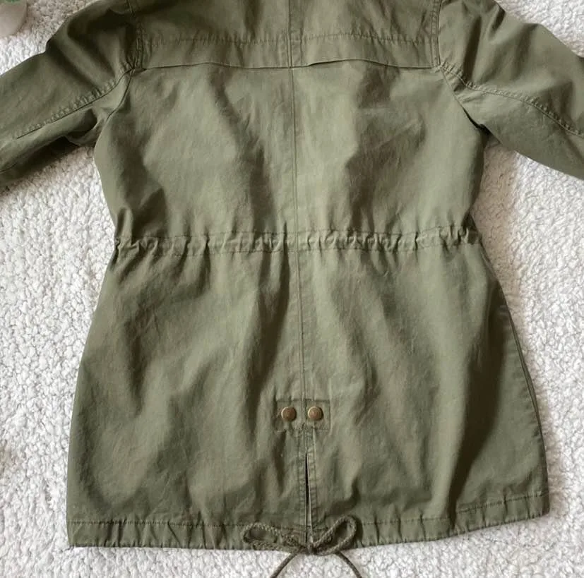 Khaki green Utility Jacket image indicator(5)