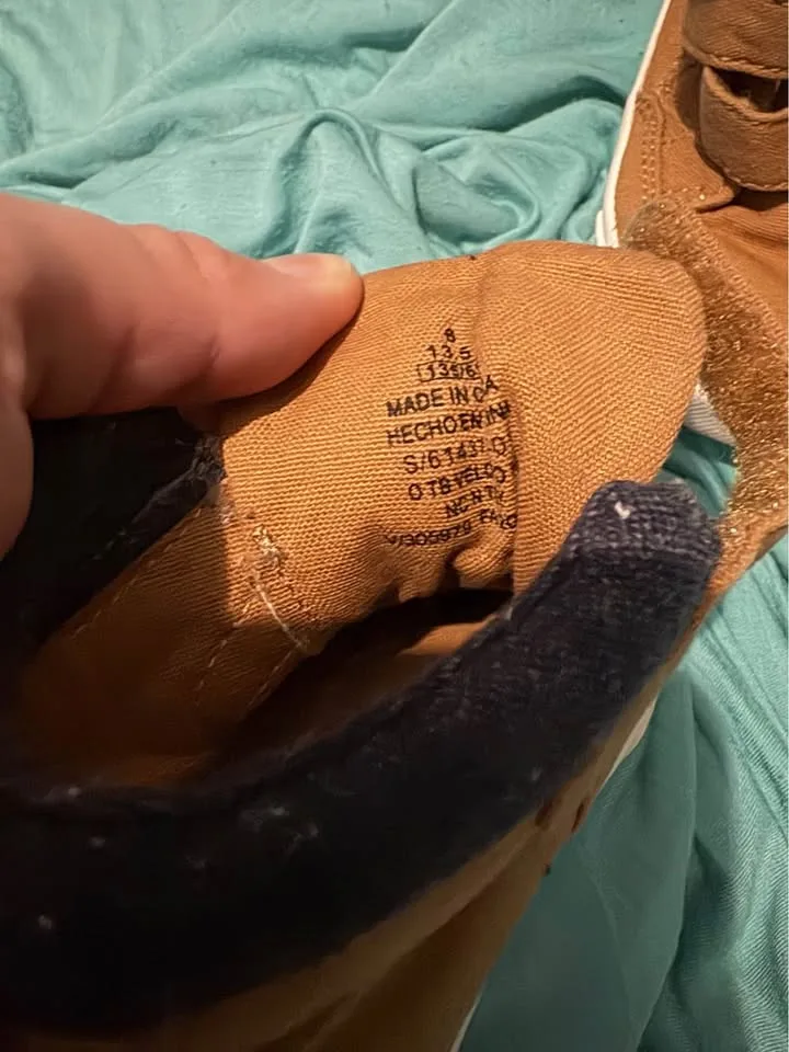 Brown high top shoes image indicator(3)