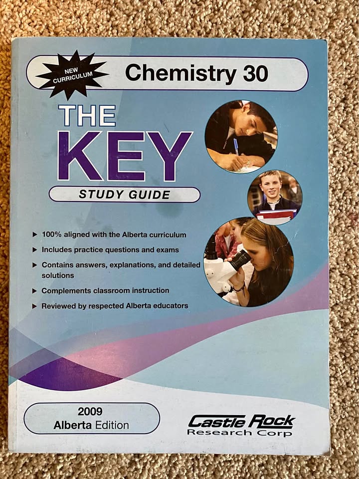 The Key Guide ( Chemistry 30, Biology 30 & Social Studies 30)