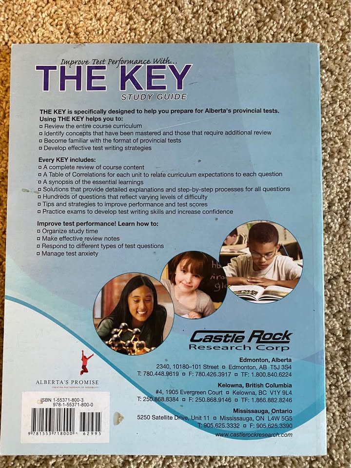 The Key Guide ( Chemistry 30, Biology 30 & Social Studies 30) - photo 2
