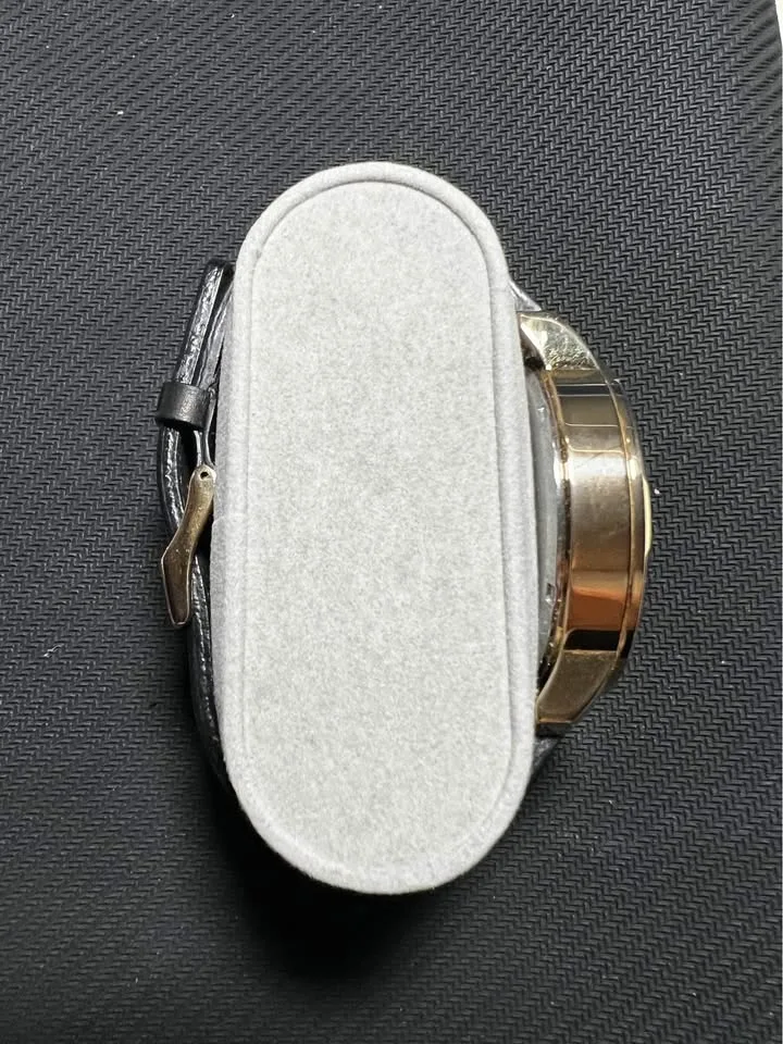 MVMT Men’s 45mm Gold-Black Leather Chronograph Watch image indicator(2)