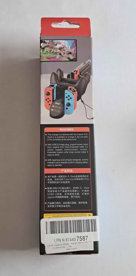 Ipega 6 in 1 Desktop Charger for Nintendo Switch image indicator(3)