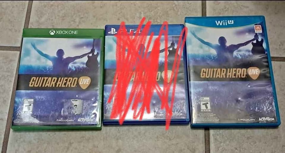 Guitar hero live $15 each