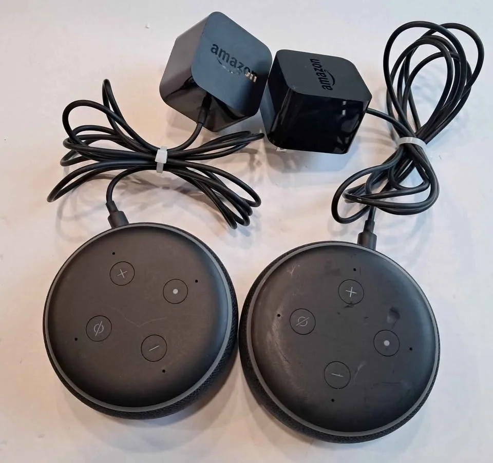 Amazon echo smart speaker model D9N29T $30 each image indicator(2)