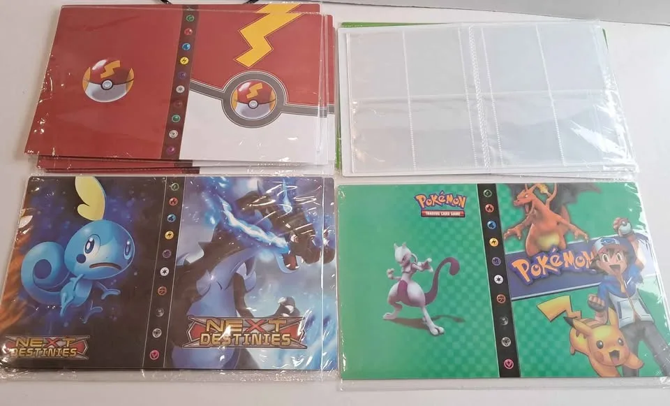 Pokemon card holder with built-in sleeves $8 each image indicator(3)
