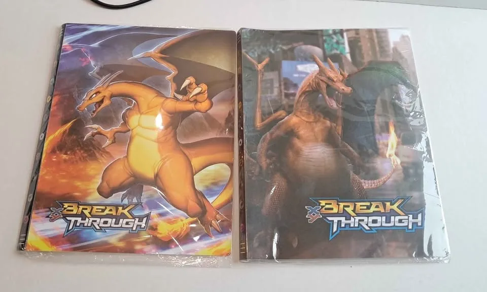 Pokemon card holder with built-in sleeves $8 each image indicator(4)