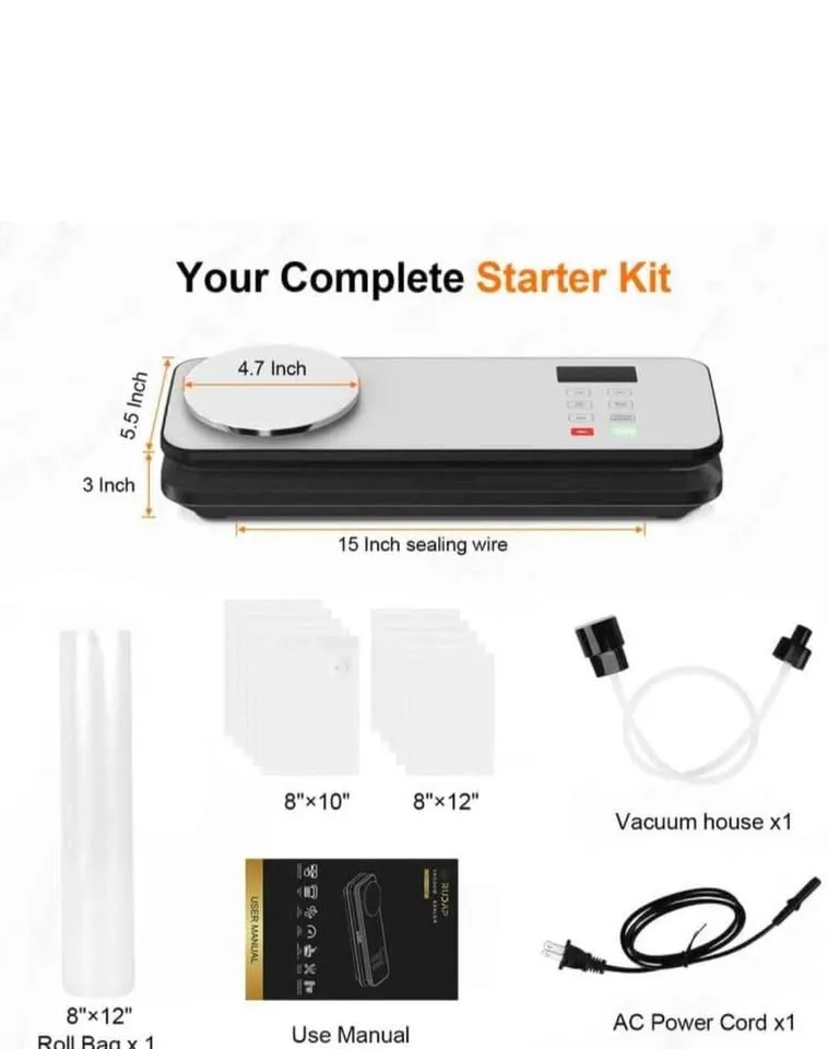 Food vacuum sealer and scale image indicator(4)