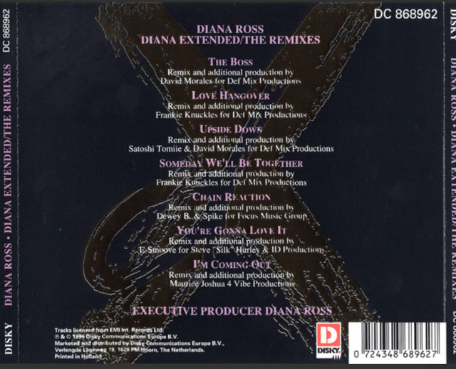 Remixes Ross, Diana (Artist) Format: Audio CD - photo 2