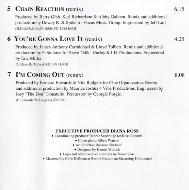 Remixes Ross, Diana (Artist) Format: Audio CD - photo 5