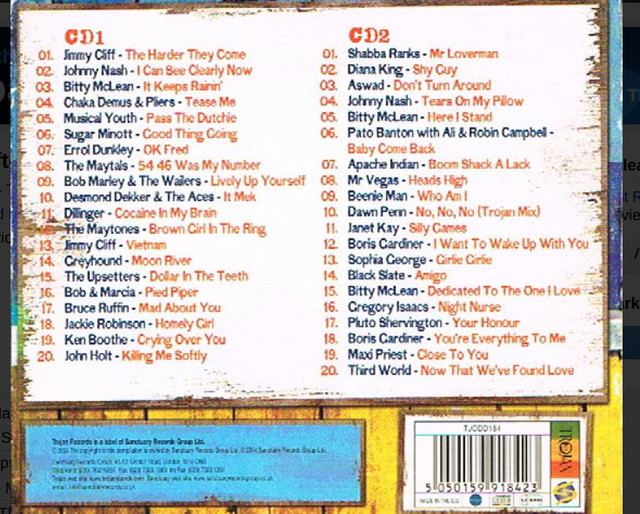 Young, Gifted and Black 2: 40 Classic Reggae Hits! CD - photo 2