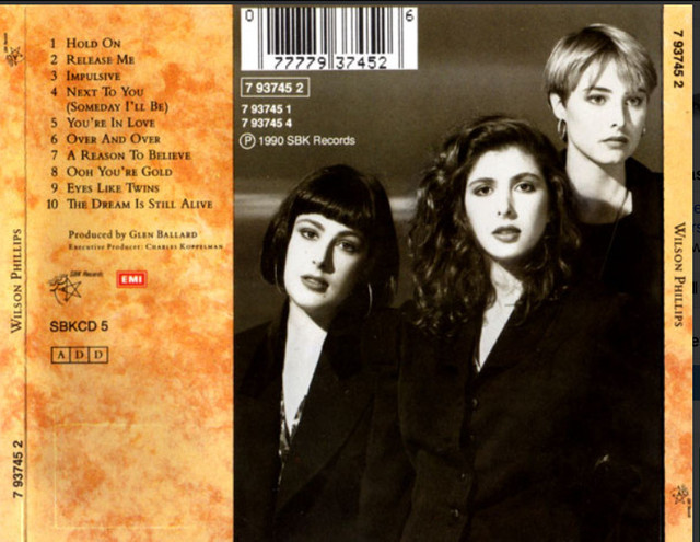 WILSON PHILLIPS (Artist) Format: Audio CD - photo 2