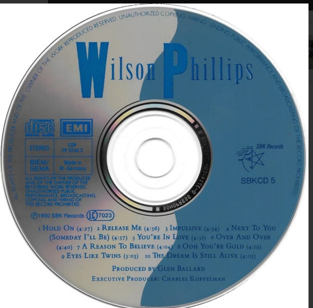 WILSON PHILLIPS (Artist) Format: Audio CD - photo 3