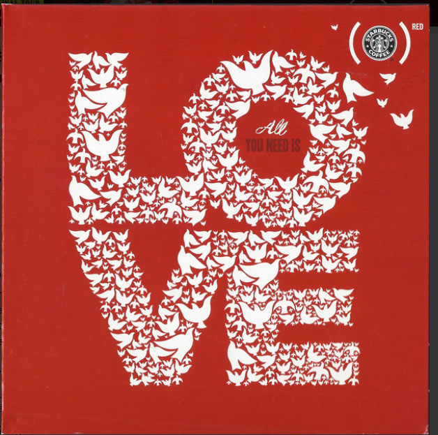 All You Need Is Love Label: Starbucks Coffee CD - photo 2