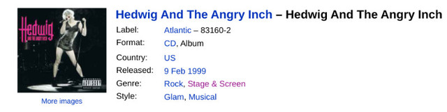 Hedwig And The Angry Inch – CD - photo 5