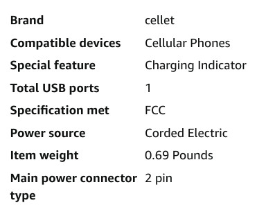 Premium Plug-in Charger for type A ports - photo 3