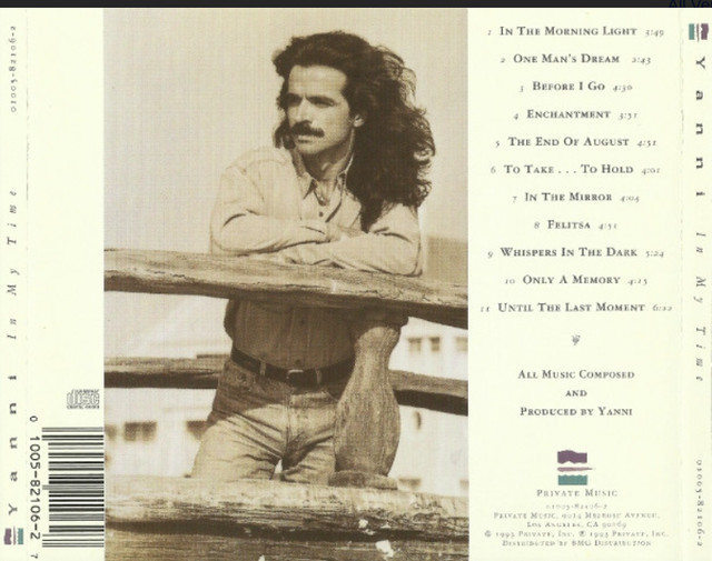 CD In My Time Yanni (Artist) - photo 2