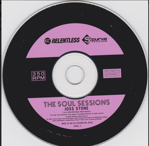 CD The Soul Sessions by Joss Stone - photo 3